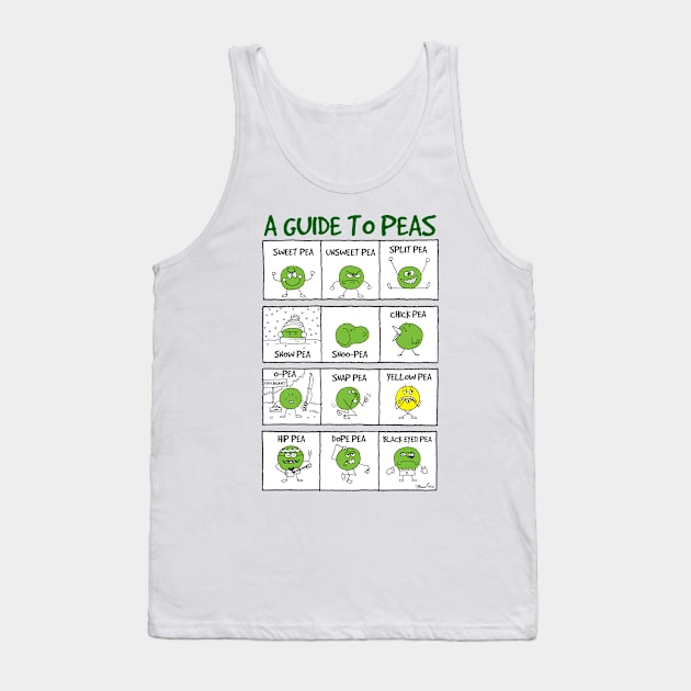 A Guide to Peas Tank Top by BillBeard